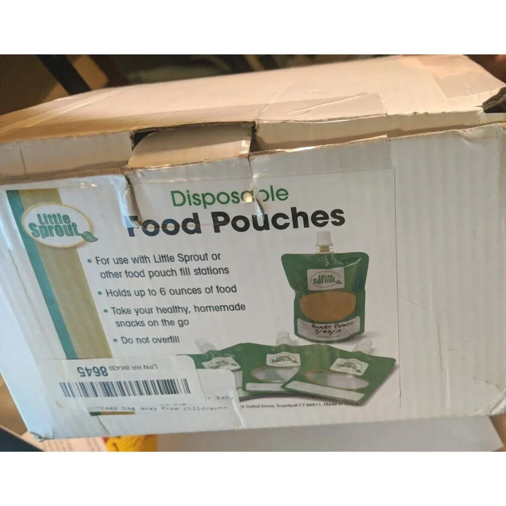 Little Sprouts Baby Food Pouch Lot Of 47 Disposable Food Pouches